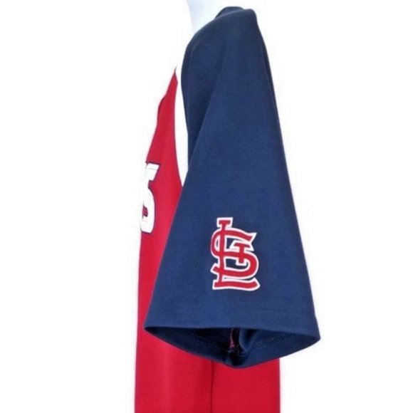 Dynasty St. Louis Cardinals MLB Short Sleeve Red Jersey Shirt Mens Large 42-44 - Picture 4 of 9